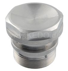 Kedo Aluminum Top Fork groove Piece 1 (Hexagon Head 32mm, Concave / Dished, without O-ring) | 40575