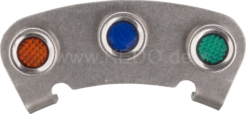 Kedo Pilot Lamp Bracket incl Pilot Lights, complete (12V) | 40622