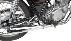 Kedo Stainless Steel Silencer Bracket 'Solo', incl 2 Stainless Steel Bolts (Passenger Foot Rest is Dropped). | 40662