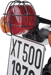 Kedo Taillight Grill 'Xcountry', black coated, suitable for lens with and without lateral reflectors | 40798
