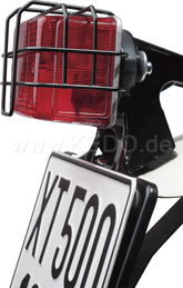Kedo Taillight Grill 'Xcountry', black coated, including mounting material. | 40799