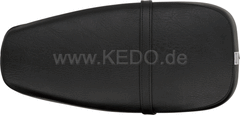Kedo Seat 'Sporty', black cover, ready-to-mount, including rear bracket 27153, length 55cm, incl passenger seat strap. | 40801