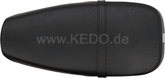 Kedo Seat 'Sporty', black cover, ready-to-mount, including rear bracket 27153, length 55cm, incl passenger seat strap. | 40802
