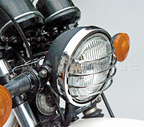 Kedo Replica Headlight (Non-German Models) incl H4 Insert and Lens Protector (Bulbs lake 40002/40003/40022) Mounting Sizes approx. 165 / 55mm | 41116