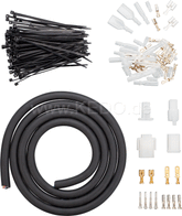 Kedo Do-it-yourself Main Switch Extension Wiring Loom (1.5m 7-pole wire, 2/4-pole connector housing, japanese bullet connector, cable ties) | 41305