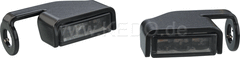 Kedo Cube-style indicators tinted, 'e-approved, 1 pair, with stainless steel bracket for individual mounting, mounting hole 8mm | 41366