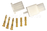 Kedo 3-Pin Connector Housing with snap-in nose incl 2x3 Connector Type 110th | 41525-3