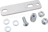 Kedo Mounting Adapter for regulator # 41111, for mounting on the original fixing points on the battery box | 41655