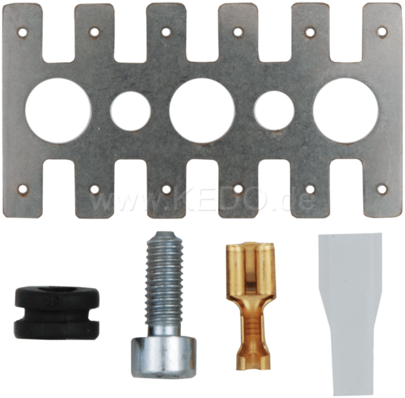 Kedo Master Ground set, including 12 Plugs and Covers, bolt distance approx.. 45mm | 41713