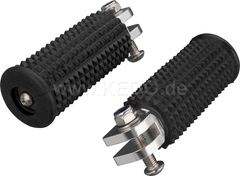Kedo Driver's Footpegs 'Bronco', 1 Pair (Without Bracket, NOT Suitable for SR500, not Street Legal) | 41714