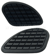 Kedo Scrambler tank pad, 1 Pair, Black, Self-Adhesive | 42028