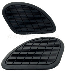 Kedo Scrambler tank pad, 1 Pair, Black, Self-Adhesive | 42028