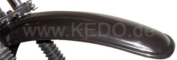Kedo Replica Front Fender, Black (with standard mounting holes) | 50060