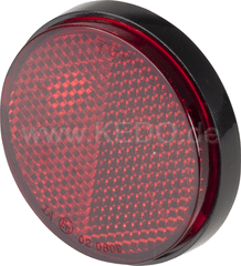 Kedo Replica Rear Reflector, Red, Round, 55mm Reflector / 59mm overall, M5 Bolt, E-Approved, OEM reference # 449-85131-01 | 50062