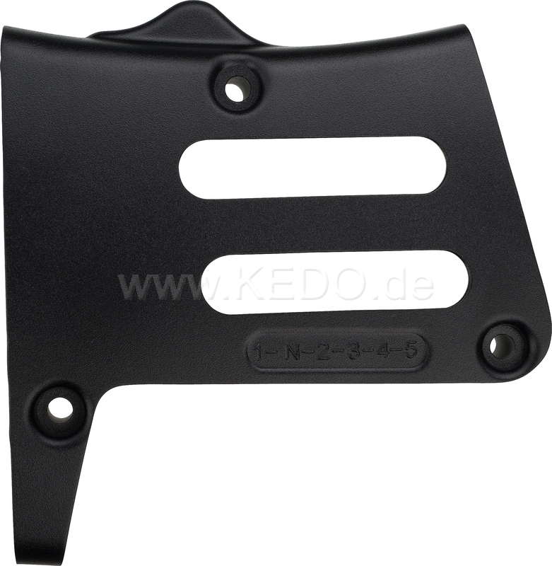 Kedo Mini' Front Sprocket Cover, Black Aluminum, Powder Coated | 50093S
