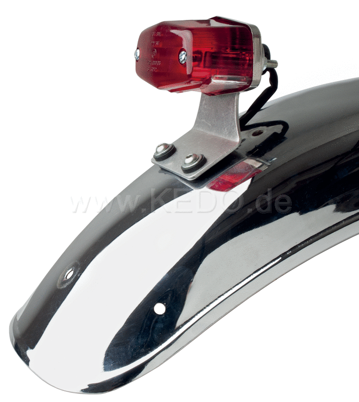 Kedo Taillight Bracket 'Pure', suitable for Taillights "Lucas Small" Item 41233, "Lucas" Item 40613, "Cateye" Item 41220 (Bracket comes WITHOUT Taillight) | 50114