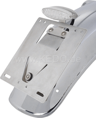 Kedo tail light bracket 'Slim', suitable for tail light 41495/41433 + 41434 incl mounting material (WITHOUT tail light and license plate bracket). | 50127