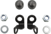 Kedo Front Indicator bracket, fork bridge mounting, 1 pair, black stainless steel, suitable for indicators with 6-8mm diameter pin | 50169