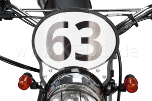 Kedo TT-Style Indicator Set complete incl brackets (4 pieces e-approved indicators, stainless steel brackets for front and rear), bulbs see item 40061 resp.. 40063 | 50177