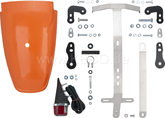 Kedo TT-style Fender conversion, complete incl TT500- 'El Toro Orange' fender, taillight, license plate bracket and INDICATOR (50097 pad recommended). | 50183-ET