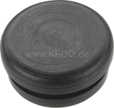 Kedo Sealing plug (dummy plug, soft PVC, black) for original rear fender, required for TT tail light (original tail light carrier not applicable) | 50189