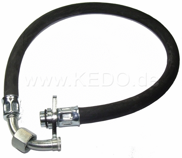 Kedo Oil Hose (Engine to Oil Tank), Crimped terminals, Textile Reinforced suitable, O-ring see item 10134 | 50199
