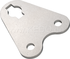Kedo Horn Bracket, stainless steel, nacked, suitable for OEM horn to be mounted on lower yoke | 50512