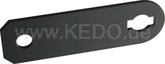 Kedo Replica horn bracket, stainless steel, black powder coated, suitable for horns with rubber bearing (see items 41549 (6V) respectively 41253/41013/41080 (12V).) | 50584