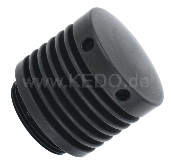 Kedo Vi-Caps Valve Cover caps, aluminum anodized black, 1 Piece | 50662S
