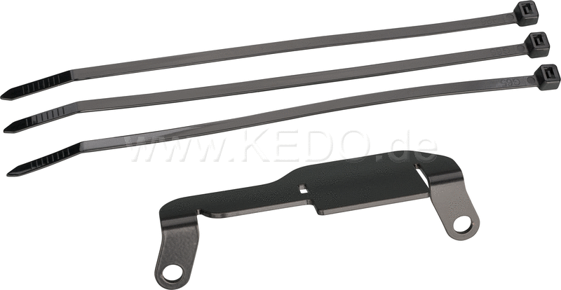 Kedo Thermostat Bracket for Jagg Mini Oil thermostat item 50253, aluminum black plastic coated | 50679