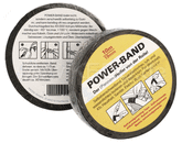 Kedo Power-tape 10m / 19mm, Black, Set of 2 | 51012