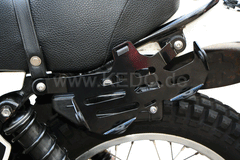 Kedo rack for spare jerrycan, stainless steel black powder coated, including mounting material, WITHOUT jerrycan (Bag 50072R can be mounted OPTIONALLY). | 60030