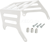 Kedo Aluminum Rack (luggage rack), including mounting material, white plastic coated. | 60096W