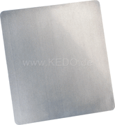 Kedo License Plate Reinforcement Plate for (old) motorcycle license plate 22x20cm, aluminum 2mm, rounded corners | 60219
