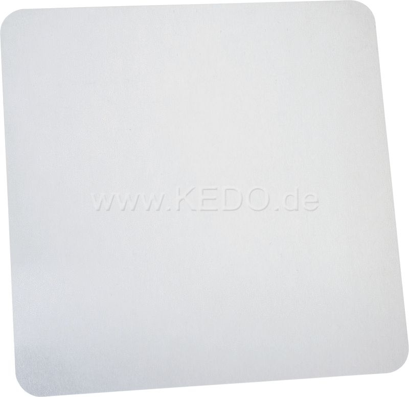 Kedo License Plate Reinforcement Plate for Euro license plate 20x20cm, aluminum 2mm, rounded corners | 60220