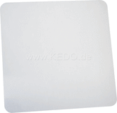 Kedo License Plate Reinforcement Plate for Euro license plate 20x20cm, aluminum 2mm, rounded corners | 60220