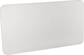 Kedo License Plate Reinforcement Plate, aluminum raw, dimensions approx. 240x130x2, DIY (undrilled) for individual mounting | 60237