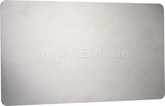 Kedo License Plate Reinforcement Plate for passenger cars and oldtimer license plates 340x200mm, aluminum raw 2mm, rounded corners | 60244
