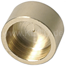 Kedo Protective Sleeve for Crankshaft Thread (Bronze) suitable for Ø up to 14 mm, fixed with adhesive tape against slipping if Necessary | 60626