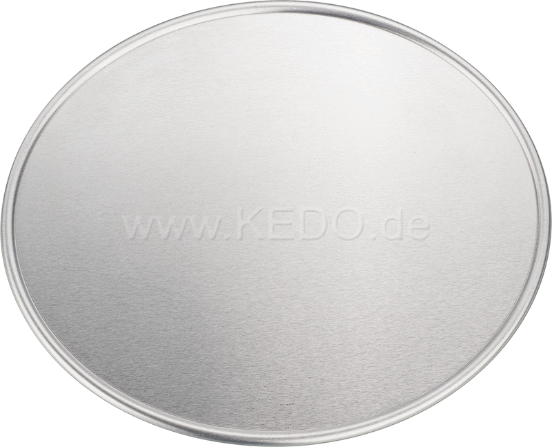 Kedo Starting Number Plate 'Mini', smooth / flat, aluminum untreated, Circumferential bead, 1 piece dim. approx. 220x182mm | 60667M