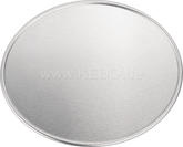 Kedo Starting Number Plate 'Mini', smooth / flat, aluminum untreated, Circumferential bead, 1 piece dim. approx. 220x182mm | 60667M