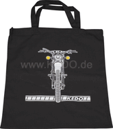 Kedo Shopping Bag Black, print XT500, dim. approx. 38x42cm, 100% cotton (two-color screen print) | 60701