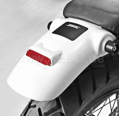 Kedo JvB-moto 'D-Track' Rear Fender, GRP unpainted / undrilled, including Tail Light, Without License Plate Bracket. | 62002