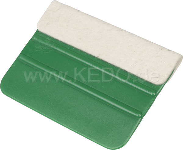 Kedo Plastic squeegee with felt edge (for applying tank decorations, side cover stickers, etc.) | 62024
