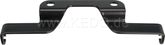Kedo Indicator Bracket Stainless Steel Black Coated, 150mm wide, 180mm distance between Achieves indicators with standard mini indicators | 62031