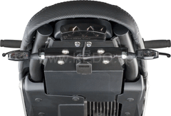 Kedo fenderless' Tail conversion, cover plate aluminum coated, recommended for conversion to swingarm license plate item 62028 | 62032