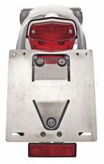Kedo License Plate Bracket aluminum, incl Mounting material, vibration-proof, Extendable (width 18 cm, height 19.5 cm) | 63020