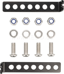 Kedo Indicator Mounting Kit Stainless Steel Black, universal, fits for various license plate holders, for indicators with 8mm thread | 63023