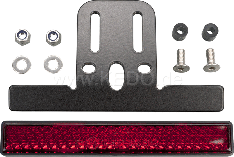 Kedo Reflector and Bracket for LED License Plate Lighting, bracket is suitable for license plate lighting item 41406 or 41427 | 63026