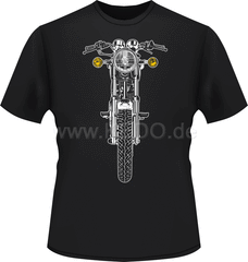 Kedo T-Shirt 'SR500 frontal', black, size L, 2-color printed, 100% cotton | 70044-L